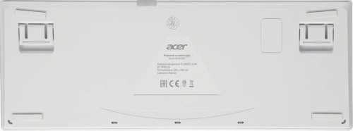 Клавиатура Acer OKW305 проводная, USB, белый [ZL.KBDCC.01W]