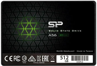 Накопитель SSD Silicon Power 512Gb A56 [SP512GBSS3A56A25]