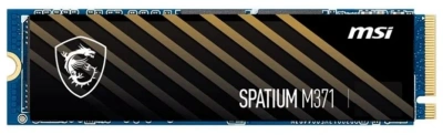 Накопитель SSD MSI Spatium M371, 1ТБ, M.2 2280, PCIe 3.0 x4, NVMe, M.2 [S78-440L870-P83]