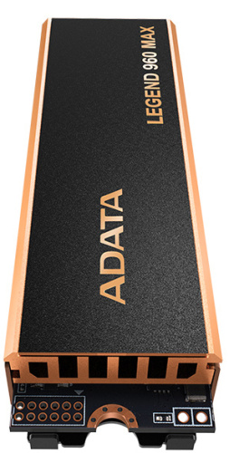 Накопитель SSD ADATA LEGEND 960 MAX, 4Tb, M.2 2280, PCIe 4.0 x4, NVMe, R/W 7400/6800, с радиатором [ALEG-960M-4TCS]