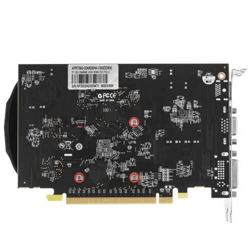 Видеокарта AFOX R7 350 Single Fan 2Gb GDDR5 128bit VGA DVI HDMI [AFR7350-2048D5H4-V3]
