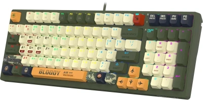 Клавиатура A4Tech Bloody S98 Aviator механическая зеленый USB for gamer LED [S98 AVIATOR]