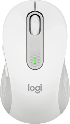 Мышь беспроводная Logitech Signature M650 белый, 4000 dpi, радиоканал, Bluetooth, USB, кнопки - 5 [910-006392]