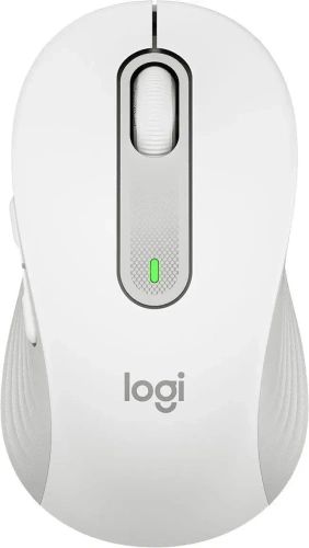 Мышь беспроводная Logitech Signature M650 белый, 4000 dpi, радиоканал, Bluetooth, USB, кнопки - 5 [910-006392]