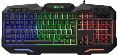 Клавиатура Oklick 700G Dynasty проводная, USB, черный [700G черный]
