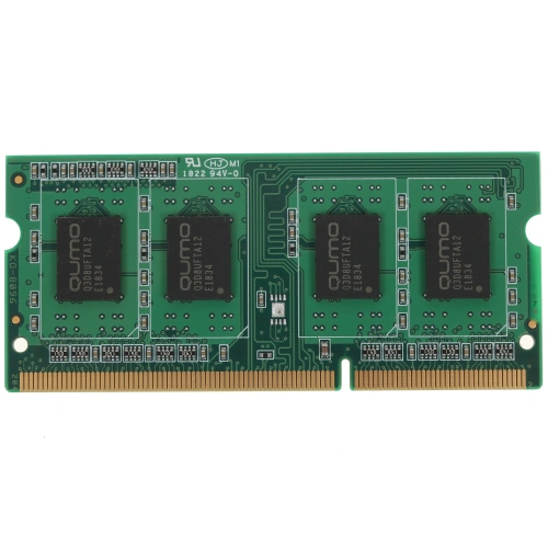 Оперативная память SO-DIMM DDR-III 2GB QUMO 1600MHz PC-12800 128Mx8 CL11 1,35V 204P Retail (QUM3S-2G1600T11L) [QUM3S-2G1600T11L]