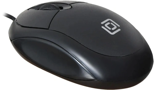 Мышь проводная Oklick 105S черный, 800 dpi, USB, кнопки - 3 [HM-01]