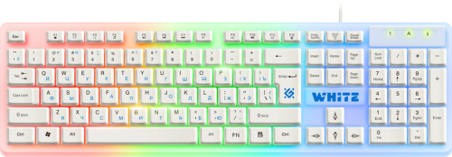 Клавиатура Defender White GK-172 (45172) проводная, USB, белый [45172]