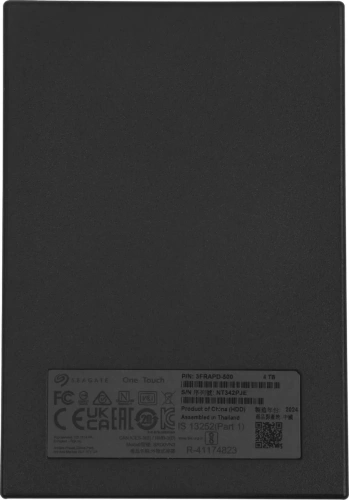 Жесткий диск Seagate USB 3.0 4TB STKZ4000401 One Touch 2.5&quot; серебристый [STKZ4000401]