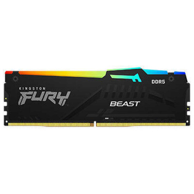 Оперативная память Kingston DDR 5 DIMM 8Gb PC4800,6000Mhz CL36 FURY Beast RGB XMP (KF560C36BBEA-8) [KF560C36BBEA-8]