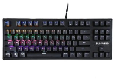 Клавиатура SUNWIND SW-K900G, USB, черный [1422332] [1422332]