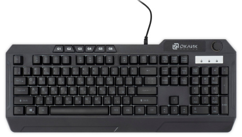 Клавиатура Oklick 715G (1680657) проводная, USB, черный [1680657]