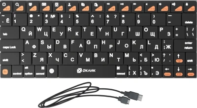 Клавиатура Oklick 840S Wireless Bluetooth Keyboard [BT-01 7'''']