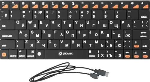 Клавиатура Oklick 840S Wireless Bluetooth Keyboard [BT-01 7'''']