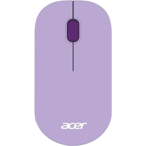 Мышь беспроводная Acer OMR205 фиолетовый, 1200 dpi, радиоканал, USB, кнопки - 3 [ZL.MCEEE.02K]