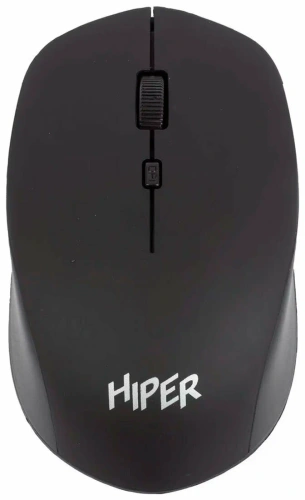 Мышь беспроводная HIPER HOMW-091 черный, 1600 dpi, радиоканал, USB, кнопки - 4 [HOMW-091]