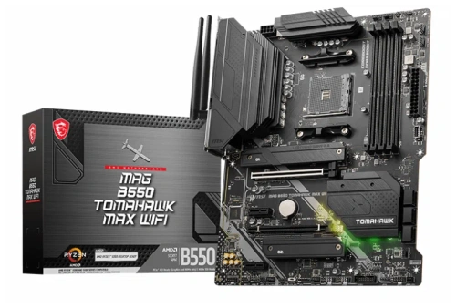 Материнская плата MSI MAG B550 TOMAHAWK MAX WIFI, AM4, AMD B550 [MAG B550 TOMAHAWK MAX WIFI]