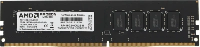 Оперативная память 16GB AMD Radeon™ DDR4 2400 DIMM R7 Performance Series Black R7416G2400U2S-U Non-ECC, CL16, 1.2V, RTL [R7416G2400U2S-U]