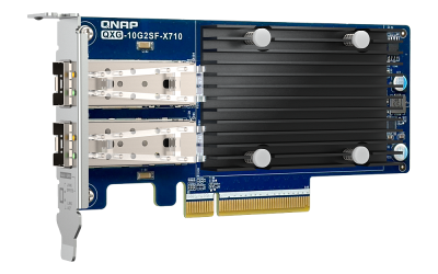 Сетевая карта QNAP Expansion Card QXG-10G2SF-X710 PCIe Gen3 x8 2x10GbE (SFP+) [QXG-10G2SF-X710]