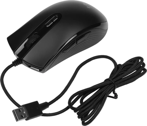Мышь проводная HyperX Pulsfire Core черный, 6200 dpi, USB, кнопки - 7 [4P4F8AA]