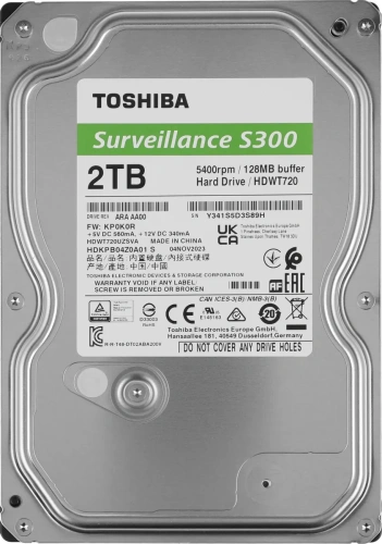 Жесткий диск Toshiba HDWT720UZSVA/HDKPB04Z0A01 S300 Surveillance 2ТБ 3,5&quot; [HDWT720UZSVA]