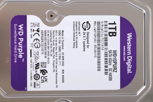 Жесткий диск WD 1Tb WD10PURZ Purple, SATA III [WD10PURZ]