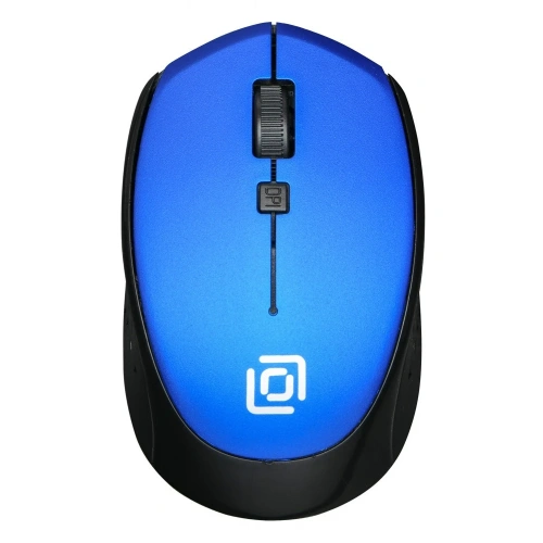 Мышь беспроводная Oklick 488MW синий/черный, 1600 dpi [SR-1807 BLUE]