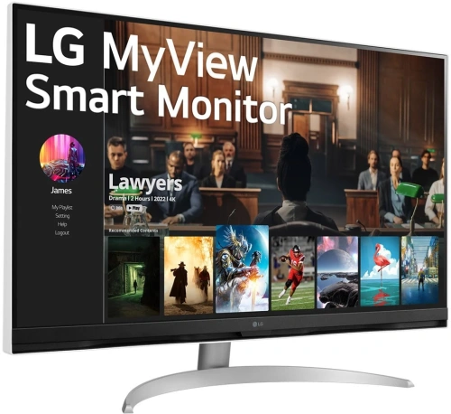 Монитор 31.5&quot; LG 32SQ700S-W VA 3840x2160, 60 Гц [32SQ700S-W.ARUZ]