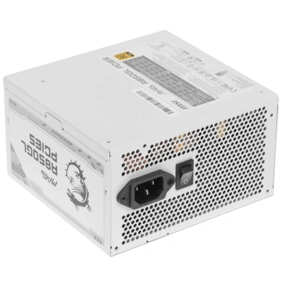 Блок питания MSI MAG A850GL PCIE5 WHITE, 850W, 80+ Gold, полностью модульный [306-7ZP8A24-CE0]