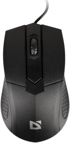 Мышь проводная Defender Optimum MB-270 черный, 1000 dpi, USB, кнопки - 3 [52270]