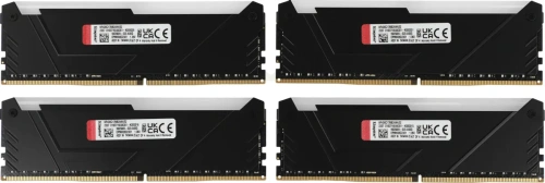 Оперативная память Kingston DDR4 4x8GB 3600MHz KF436C17BB2AK4/32 Fury Beast RGB RTL Gaming PC4-28800 CL17 DIMM 288-pin 1.35В kit single rank с радиатором Ret [KF436C17BB2AK4/32]