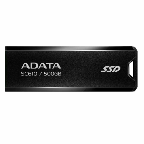 Внешний накопитель SSD ADATA 500Gb SC610 USB Type-A 550/500 Mb/s [SC610-500G-CBK/RD]