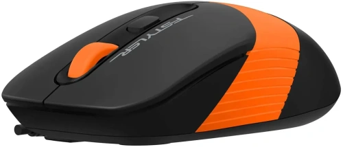 Мышь проводная A4Tech Fstyler FM10S черный/оранжевый, 1600 dpi, USB, кнопки - 4 [FM10S USB ORANGE]