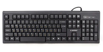 Клавиатура Gembird KB-8354U-BL проводная USB, черный [17626]