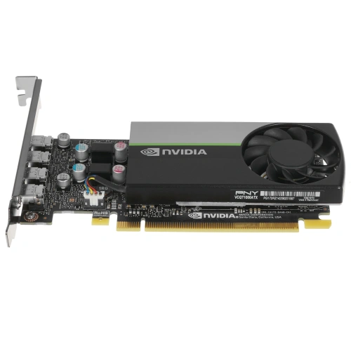 Видеокарта VGA PNY NVIDIA QUADRO T1000, 4 GB GDDR6/128 bit, PCI Express 4.0 x16 [VCNT1000-SB]