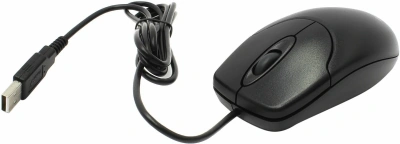 Мышь NetScroll 120 V2, USB, чёрная (black, optical 1000dpi, подходит под обе руки) [31010018400]