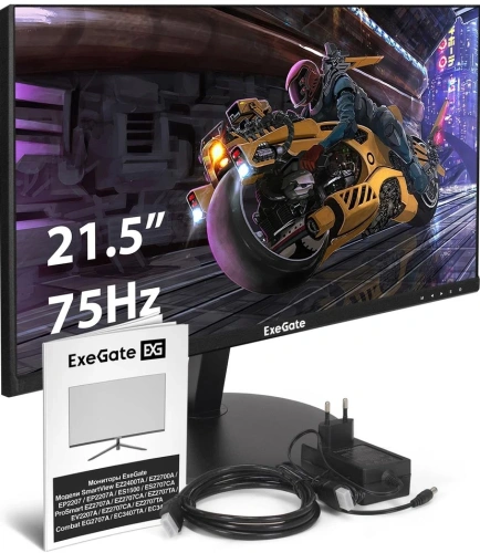Монитор 21.5&quot; ExeGate EP2207 IPS 1920x1080, 75 Гц [EX295588RUS]