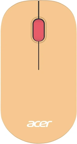 Мышь беспроводная Acer OMR205 бежевый/розовый, 1200 dpi, кнопки - 3 [ZL.MCEEE.02L]