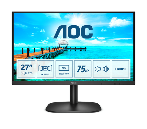 Монитор LCD 27'' 16:9 1920х1080 (FHD) VA, 75 Hz [27B2AM]