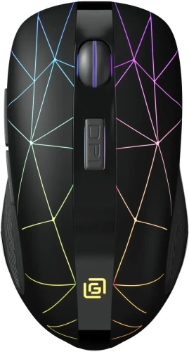 Мышь беспроводная Oklick 976GW черный, 3200 dpi, радиоканал, USB, кнопки - 6 [976GW]