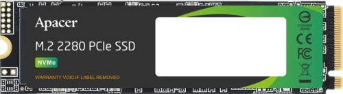 Накопитель SSD Apacer 1Tb, M.2 2280,  AS2280P4 PCIe 3.0 x4, NVMe, R/W 3000/2000 [AP1TBAS2280P4-1]