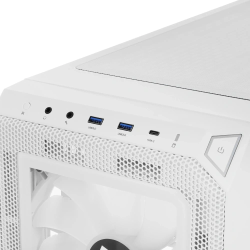 Компьютерный корпус Thermaltake View 300 MX белый без БП ATX [CA-1P6-00M6WN-00]