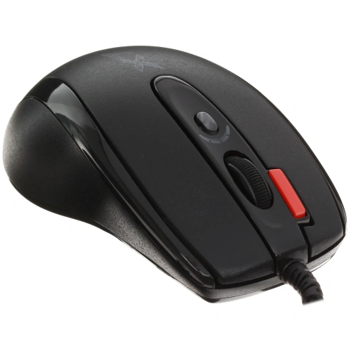 Мышь проводная A4Tech X-718BK черный, 3000 dpi, USB, кнопки - 7 [X-718BK black]