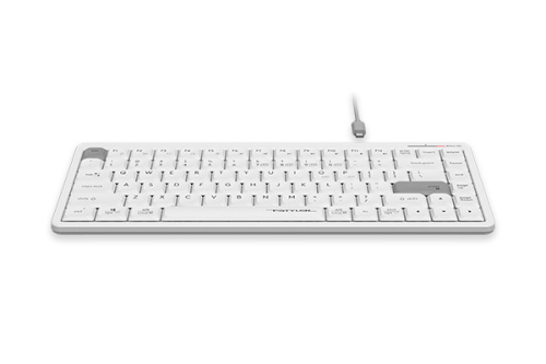 Клавиатура A4Tech Fstyler FBX53C белый USB беспроводная BT/Radio slim Multimedia (FBX53C) [FBX53C белый]