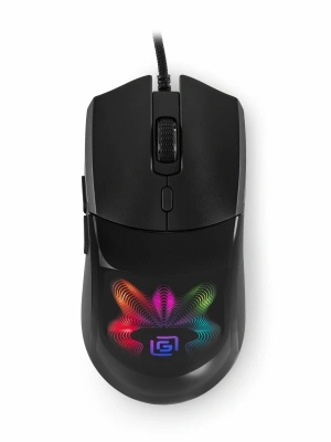 Мышь проводная Oklick 714GM черный, 3200 dpi, USB, кнопки - 7 [1620717]