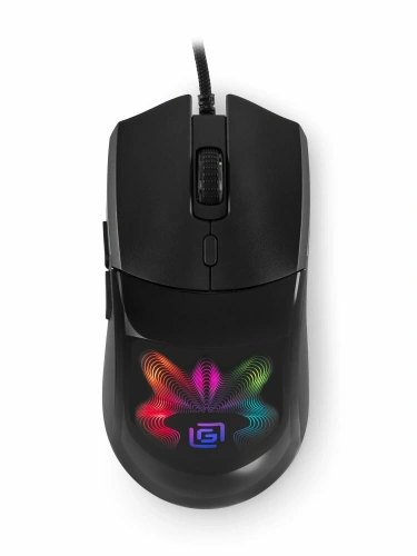 Мышь проводная Oklick 714GM черный, 3200 dpi, USB, кнопки - 7 [1620717]