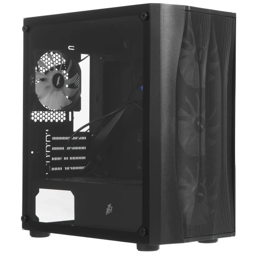 Компьютерный корпус 1STPLAYER FIREBASE X3-M Black [X3-M-BK-4F1]