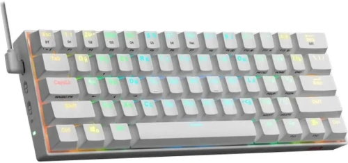 Беспроводная клавиатура DEFENDER DRACONIC RU WHITE [77810]