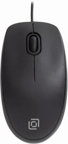 Мышь проводная Oklick 195M черный, 800 dpi, USB, кнопки - 3 [M218]