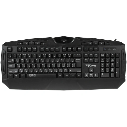 Игровая клавиатура Qumo Antares K60, проводная, 104 + 10 клавиш мультимедиа, встроенные радужная подсветка [K60]